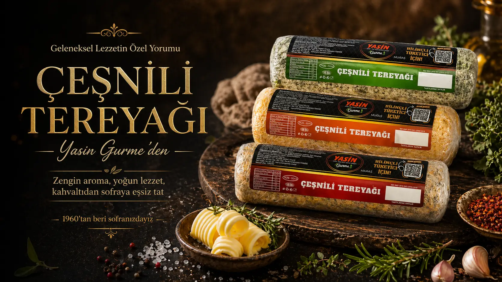 çeşnili tereyağı