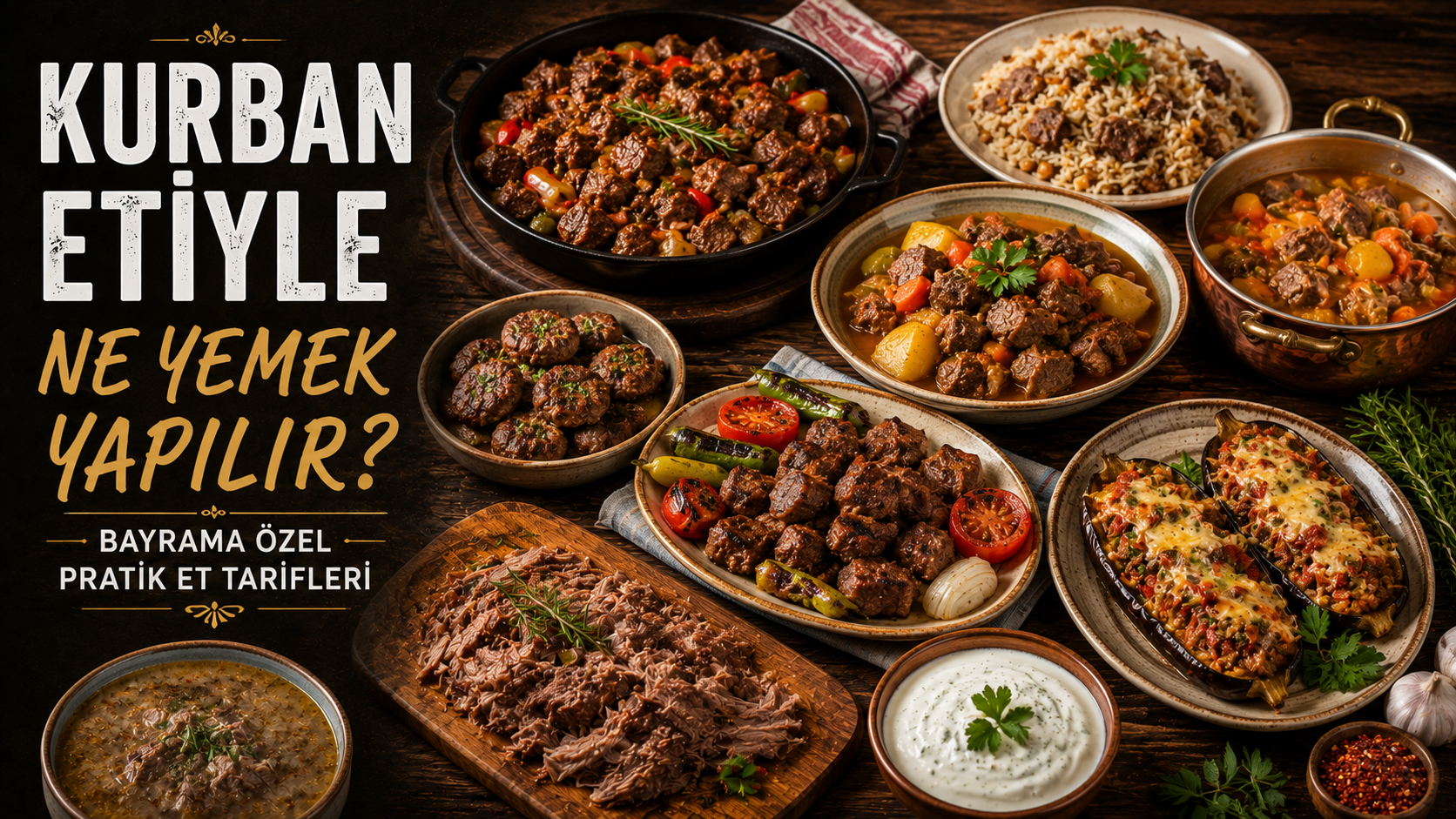 Kurban Etiyle Ne Yemek Yapılır? Bayrama Özel Pratik Et Tarifleri
