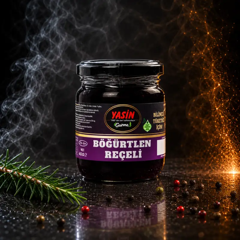 YASİN GURME BÖĞÜRTLEN REÇELİ (500 gr)