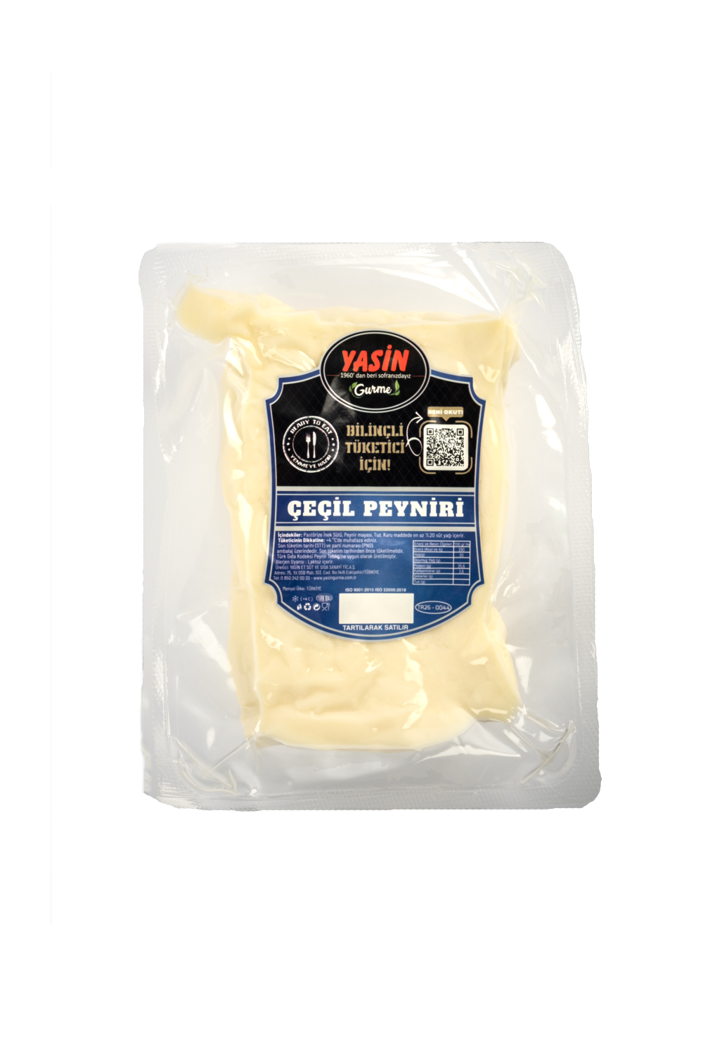 YASİN GURME ÇEÇİL PEYNİRİ (450 gr)