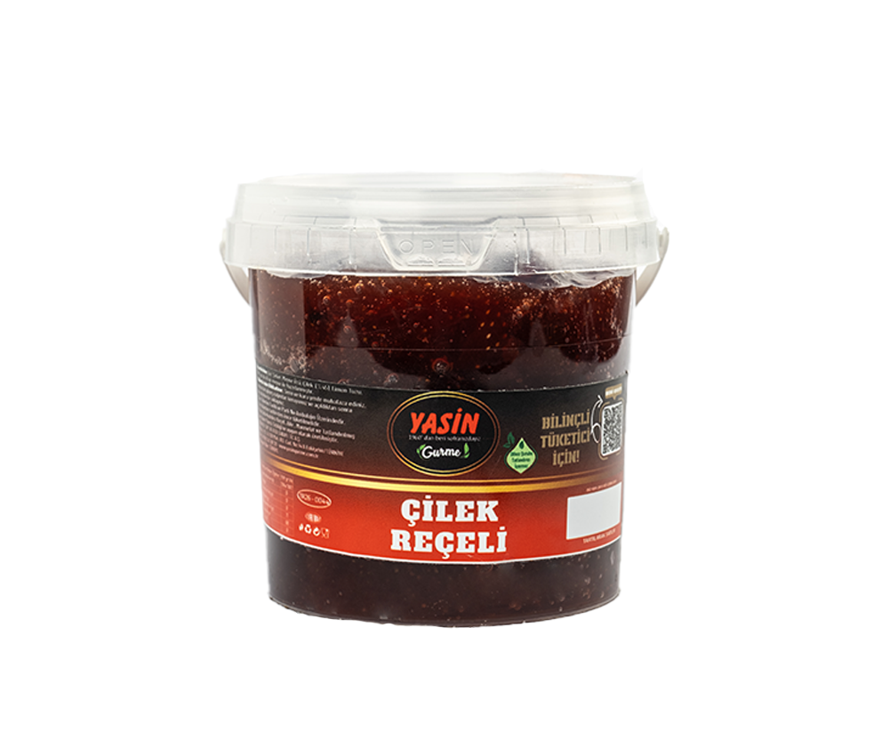 YASİN GURME ÇİLEK REÇELİ (500 gr)