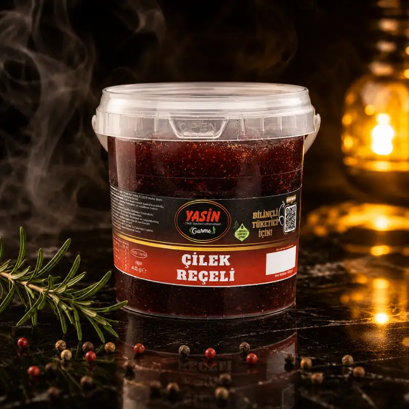 YASİN GURME ÇİLEK REÇELİ (500 gr)