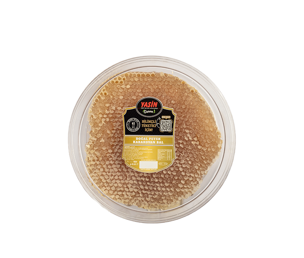 YASİN GURME DOĞAL PETEK  KARAKOVAN BAL (500 gr)