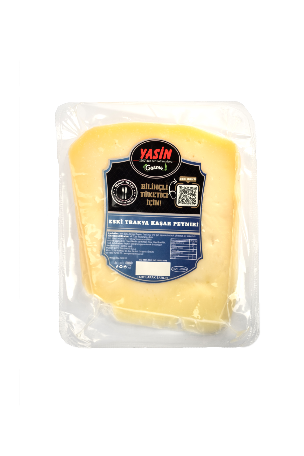 YASİN GURME ESKİ İNEK KAŞARI (350 gr)