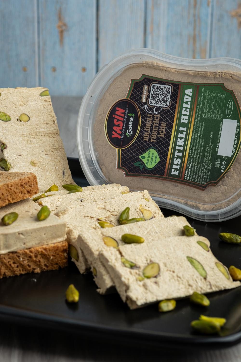 YASİN GURME FISTIKLI HELVA (500 gr)