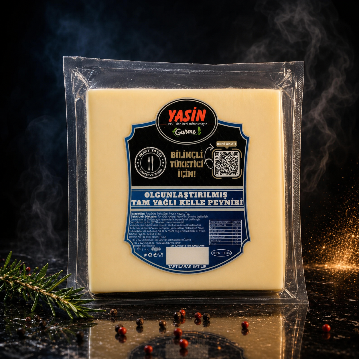 YASİN GURME İNEK KELLE PEYNİRİ (400 gr)