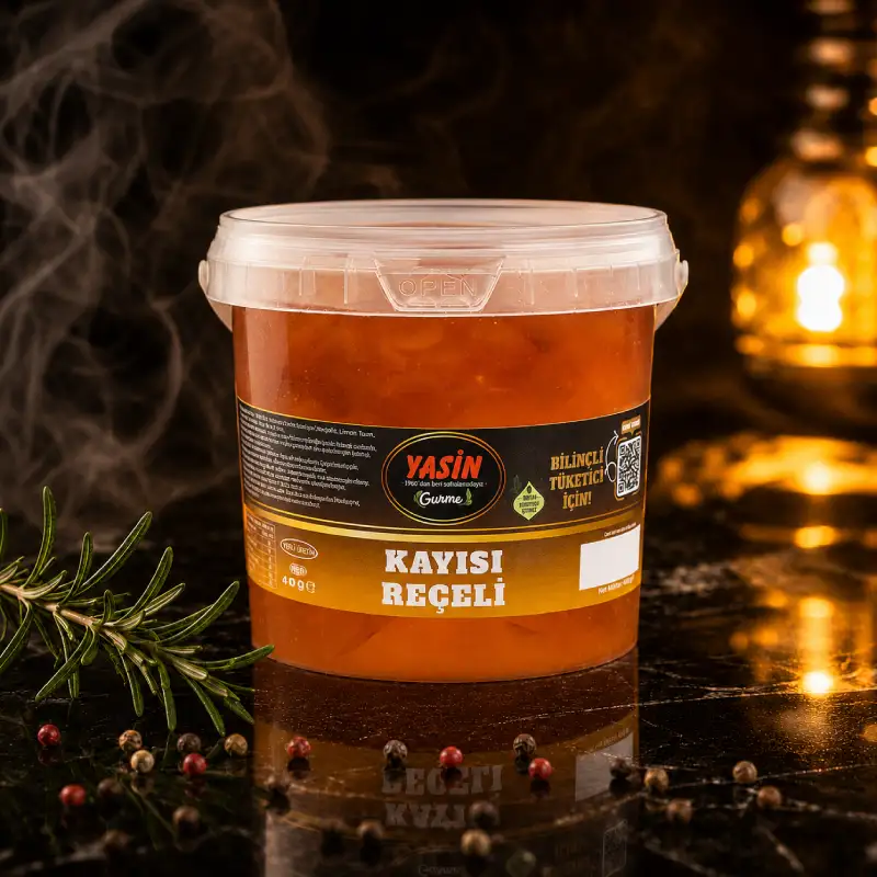 YASİN GURME KAYISI REÇELİ (500 gr)