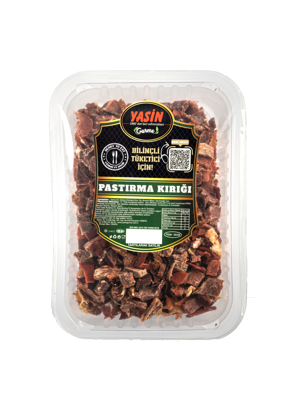 YASİN GURME PASTIRMA KIRIĞI (335 gr)