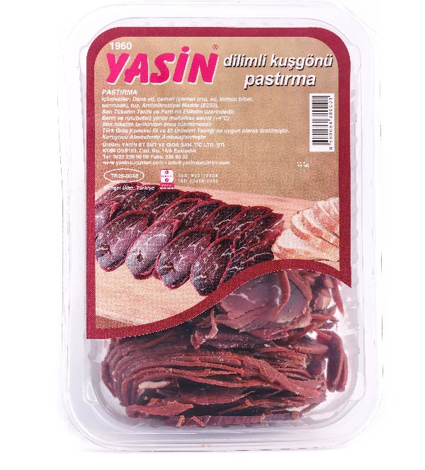 YASİN GURME PASTIRMA KUŞGÖNÜ (250 gr)