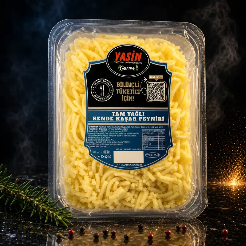 YASİN GURME RENDELENMİŞ KAŞAR (1000 gr)
