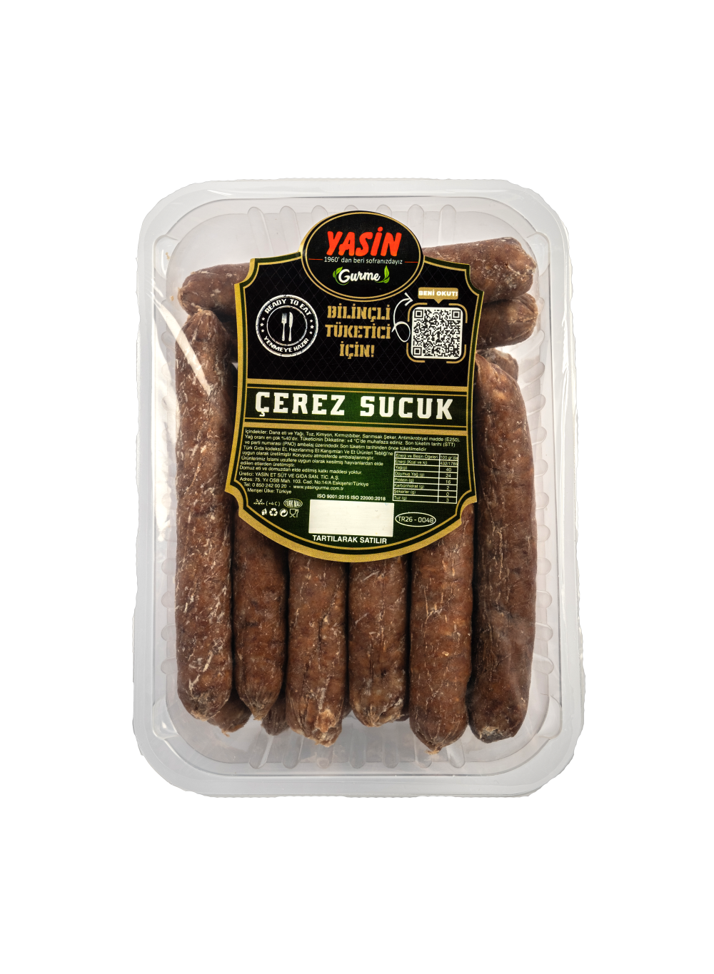 YASİN GURME SUCUK ÇEREZ (335 gr)