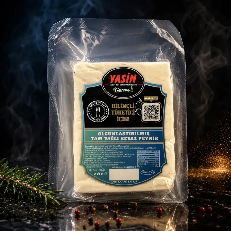 YASİN GURME TAM YAĞLI BEYAZ PEYNİR (700 gr)