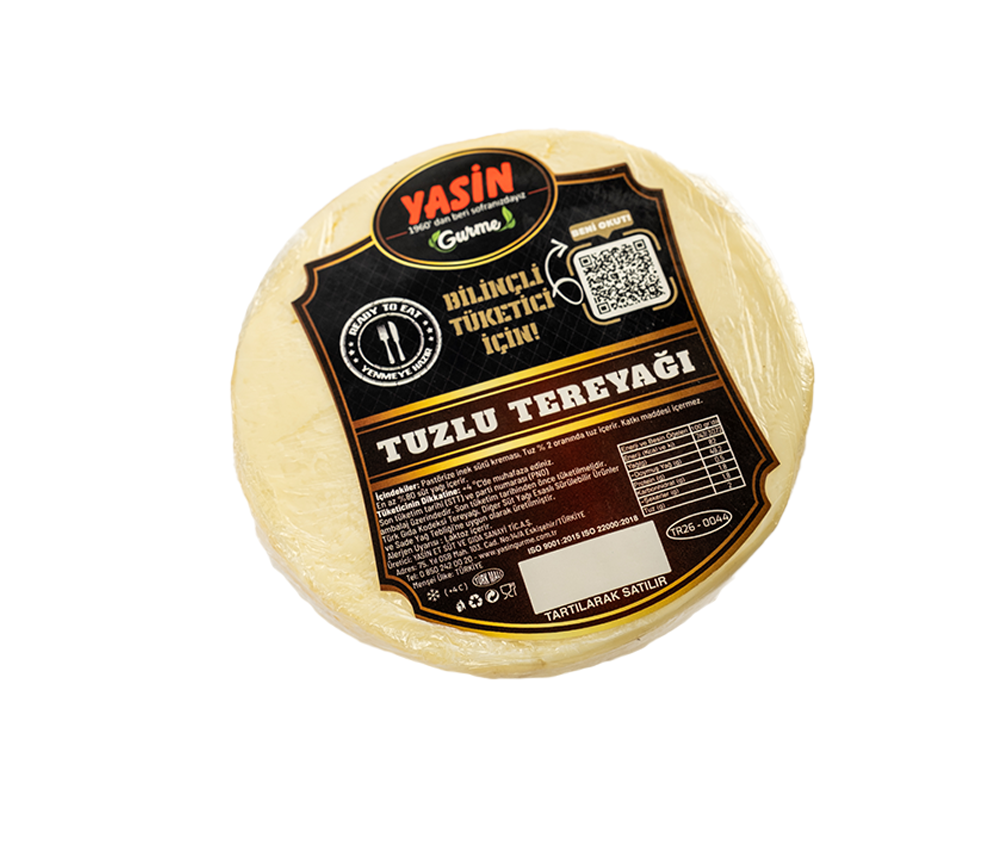 YASİN GURME TUZLU TEREYAĞI (500 gr)