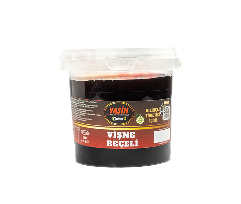 YASİN GURME VİŞNE REÇELİ (500 gr)