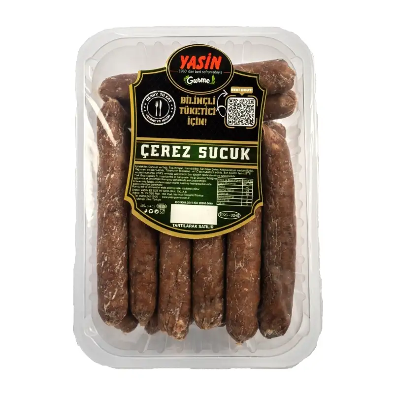YASİN GURME DANA FERMENTE ÇEREZ SUCUK (335 gr)