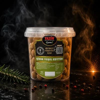 YASİN GURME ÇİZİK YEŞİL ZEYTİN (500 gr)