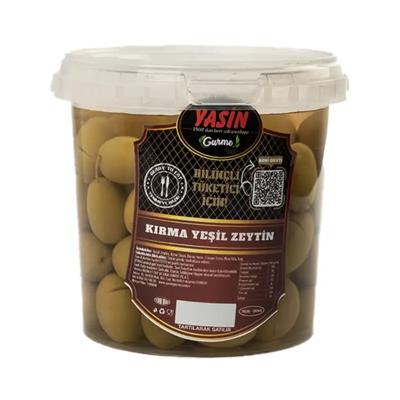 YASİN GURME KIRMA YEŞİL ZEYTİN (500 gr)