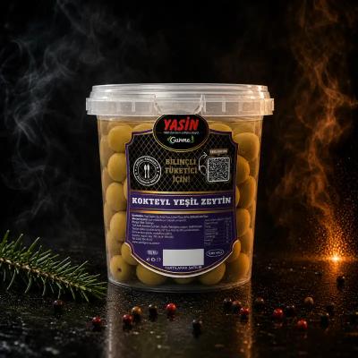 YASİN GURME KOKTEYL YEŞİL ZEYTİN (500 gr)