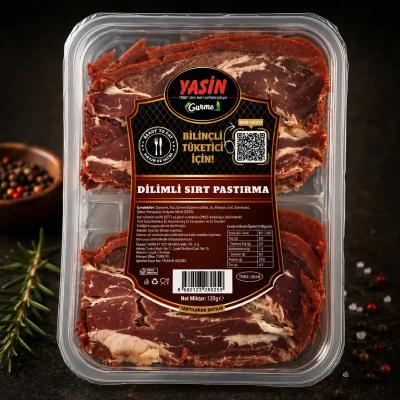 YASİN GURME PASTIRMA SIRT DİLİMLİ (120 gr)