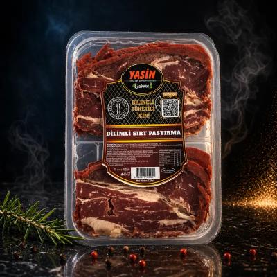 YASİN GURME PASTIRMA SIRT DİLİMLİ (250 gr)